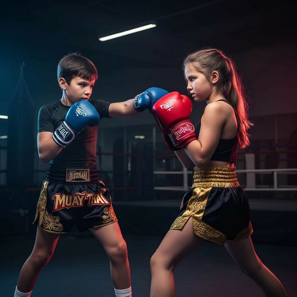 Kids Muay Thai at Striker Lab Muay Thai Kickboxing