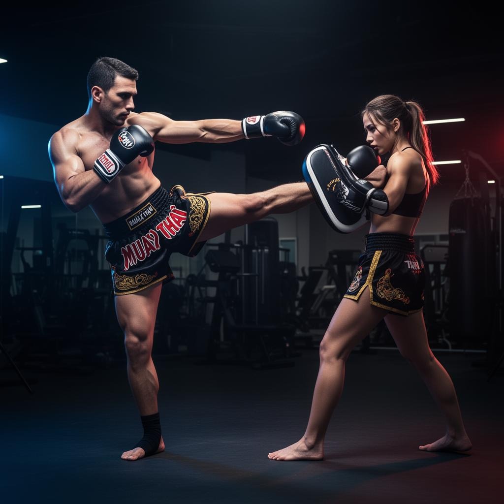 Adult Muay Thai Kickboxing at Striker Lab Muay Thai Kickboxing